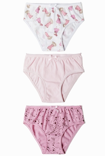 Majtki dla dziewczynki 3-pak