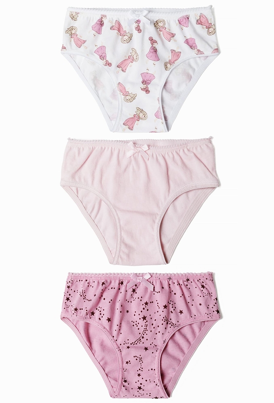 Majtki dla dziewczynki 3-pak