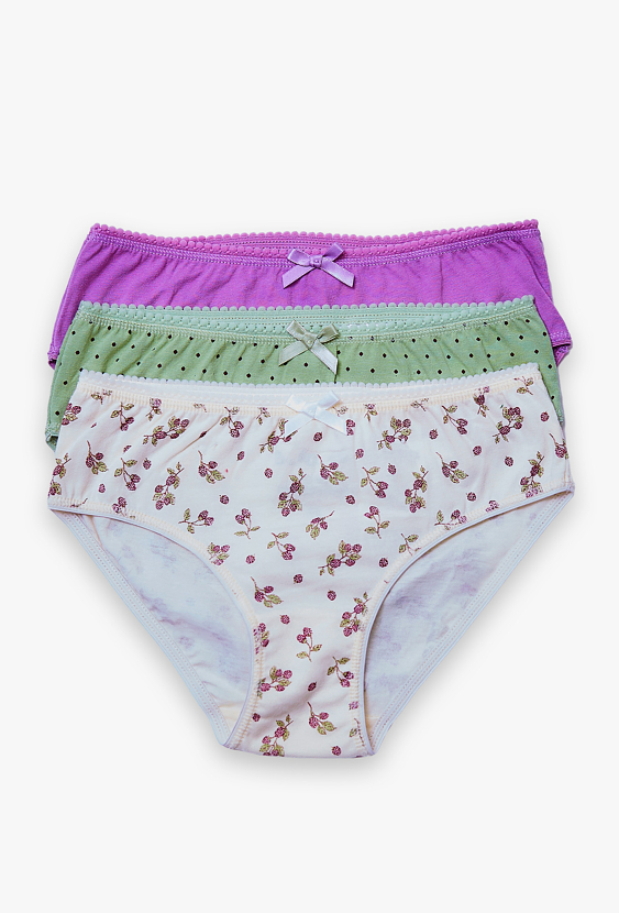 Kolorowe majtki dla dziewczynki 3-pak