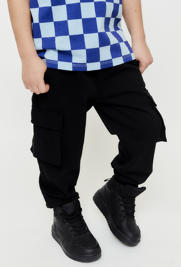 Czarne spodnie dresowe bojówki - Limited Edition