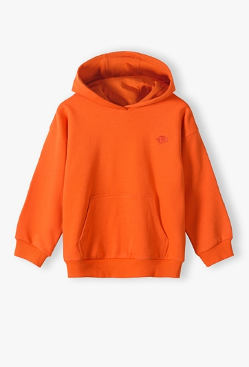 Pomarańczowa bluza dresowa - kangurka - 5.10.15.