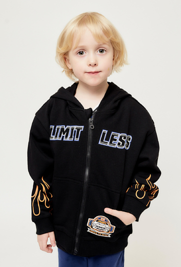 Czarna bluza dresowa dla chłopca - Limit Less - Limited Edition