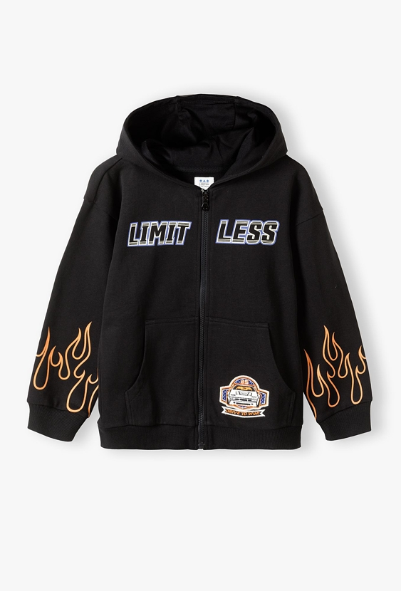 Czarna bluza dresowa dla chłopca - Limit Less - Limited Edition