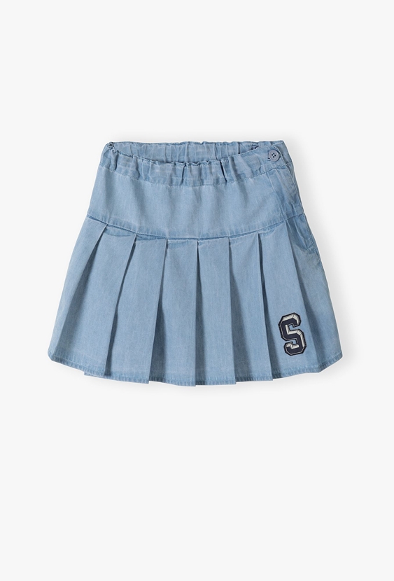 Plisowana jeansowa spódnica dla dziewczynki - Limited Edition