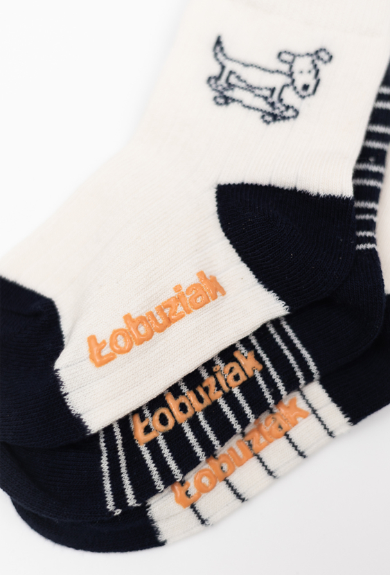 Skarpetki antypoślizgowe chłopięce – 3-pak