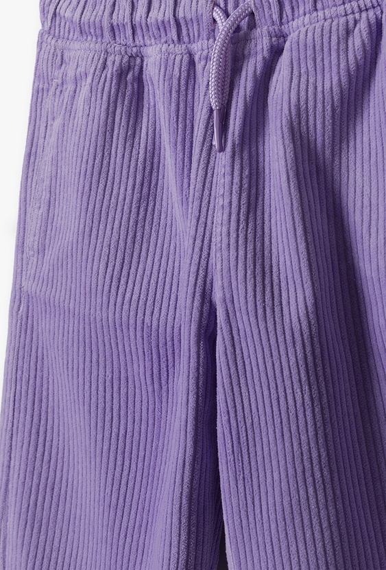 Fioletowe spodnie Wide Leg - 5.10.15.