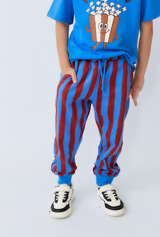 Spodnie chłopięce dresowe w paski - Limited Edition
