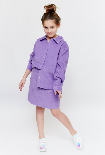 Fioletowa krótka spódniczka - 5.10.15.