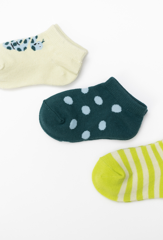 Krótkie skarpetki – 3-pak