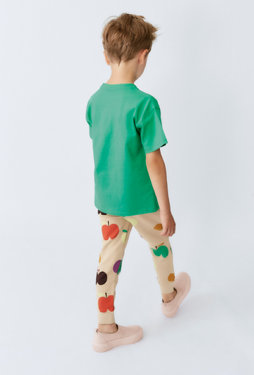 Spodnie dresowe z nadrukiem jabłek - Limited Edition