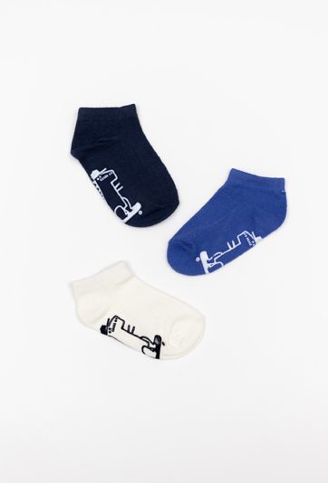 3-pak - skarpetki stopki dla chłopca