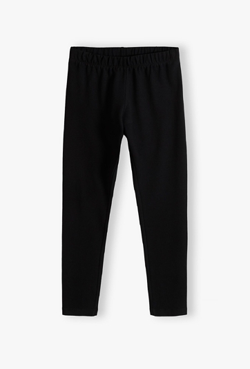 Leginsy dla dziewczynki - czarne - basic - Limited Edition