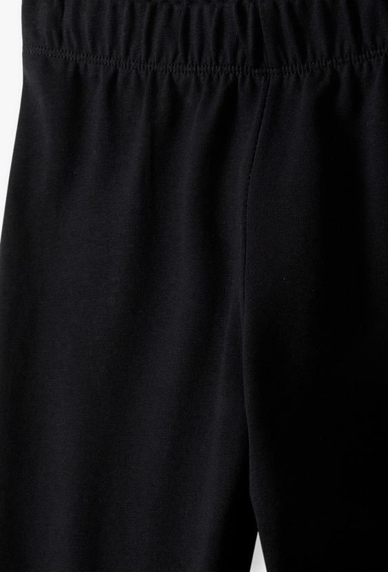 Leginsy dla dziewczynki - czarne - basic - Limited Edition