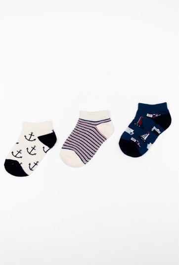 Skarpety chłopięce 3-pak