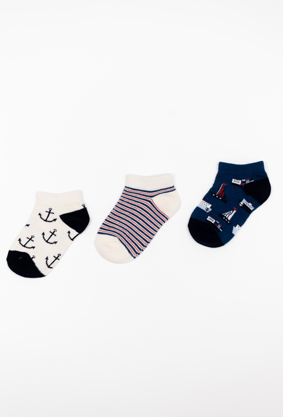 Skarpety chłopięce 3-pak