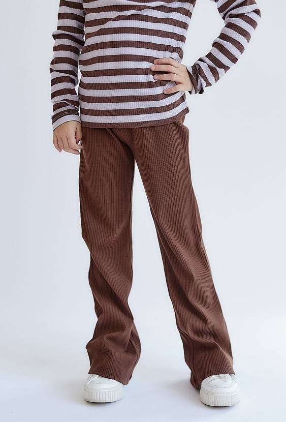 Spodnie dziewczęce o kroju flare