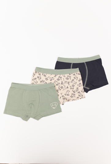 Bokserki chłopięce 3-pak