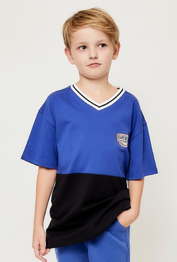 Dwukolorowy t-shirt dla chłopca - Limited Edition