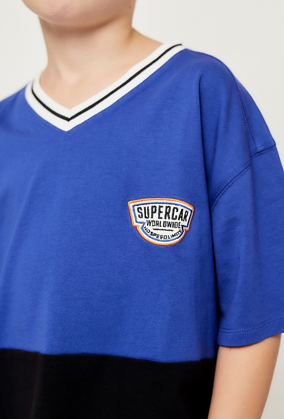 Dwukolorowy t-shirt dla chłopca - Limited Edition