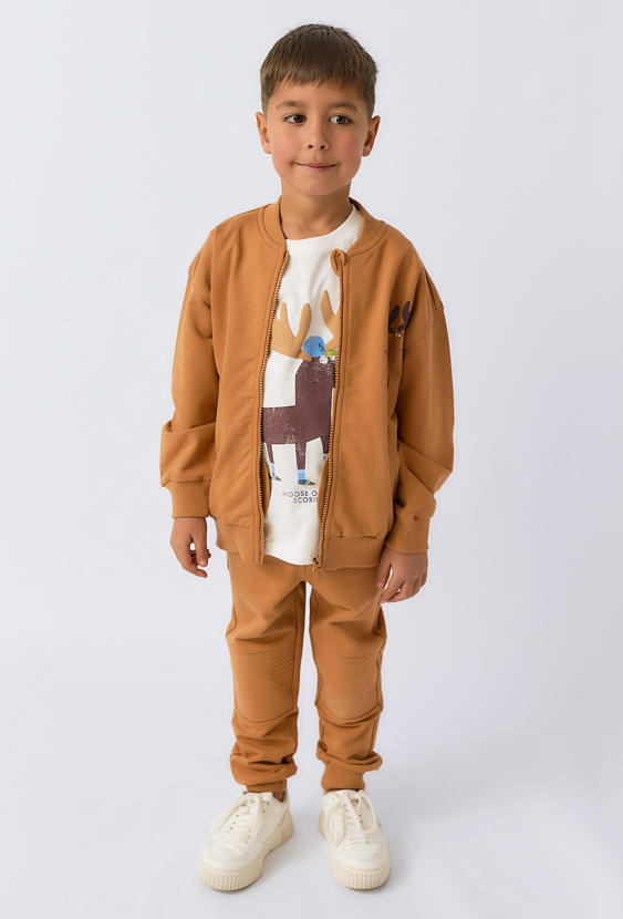 Spodnie dresowe chłopięce ze wzmocnionymi kolanami