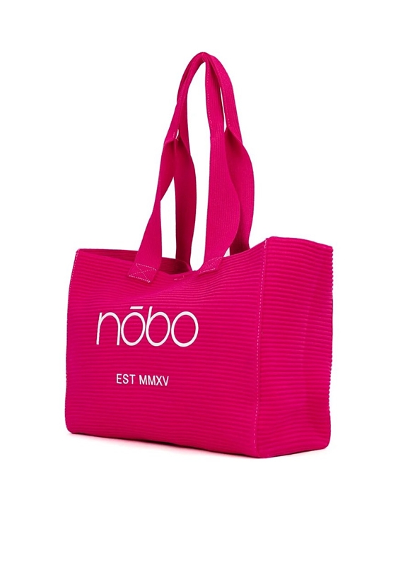 Shopper damski z logo NOBO