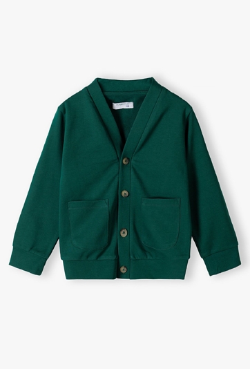 Zielona bluza bawełniana zapinana na guziki - 5.10.15.