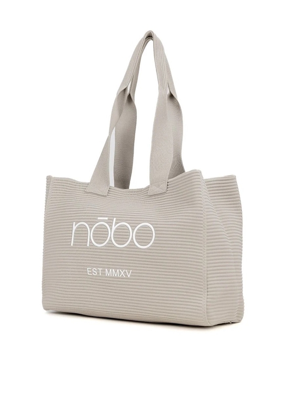 Shopper damski z logo NOBO