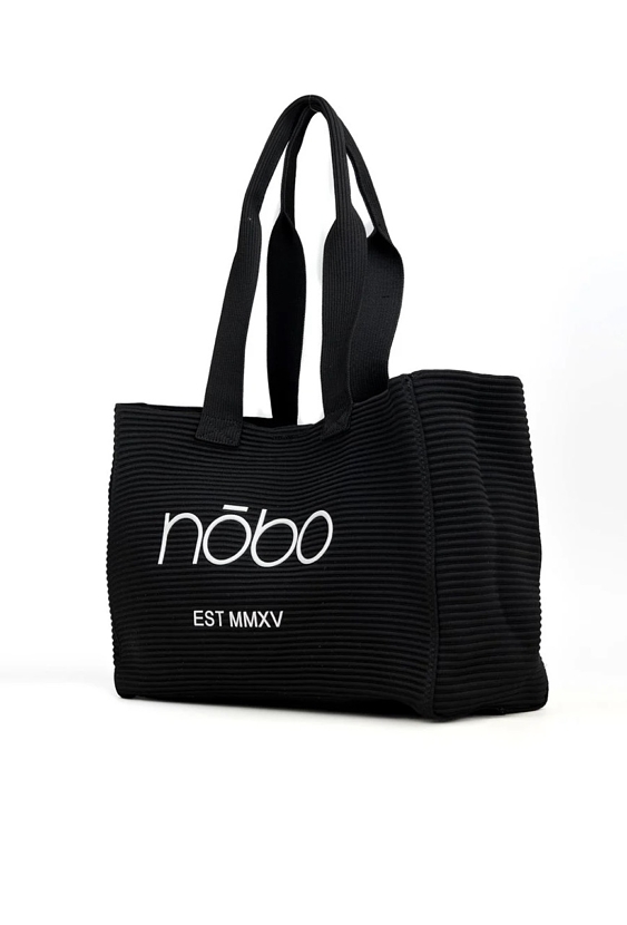 Shopper damski z logo NOBO