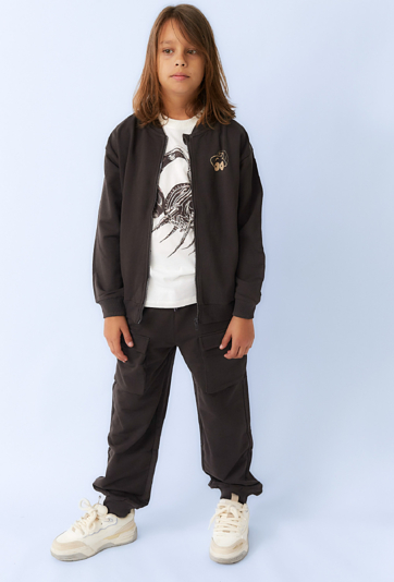 Spodnie dresowe chłopięce bojówki