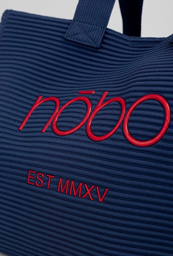 Shopper damski z logo NOBO