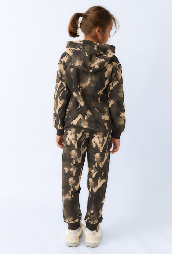 Chłopięce spodnie dresowe moro