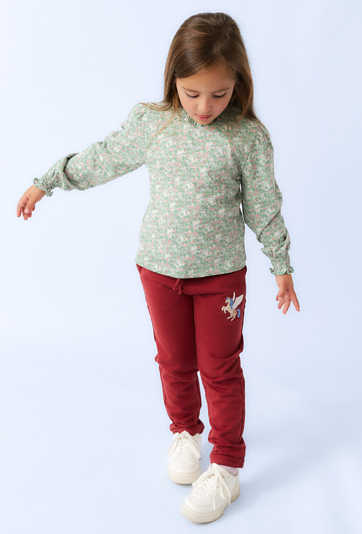 Spodnie dresowe dziewczęce z jednorożcem