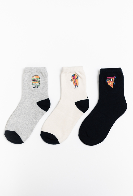 3-pak - skarpetki chłopięce za kostkę