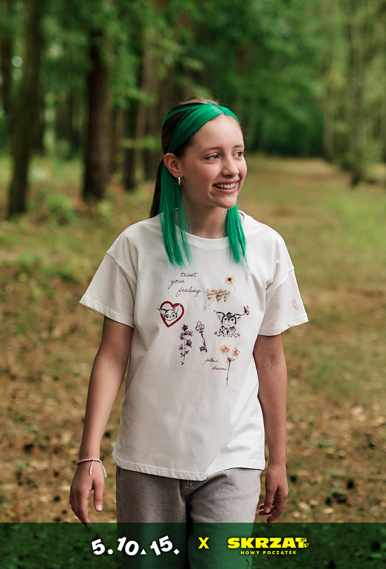 Koszulka dziewczęca z nadrukiem – 