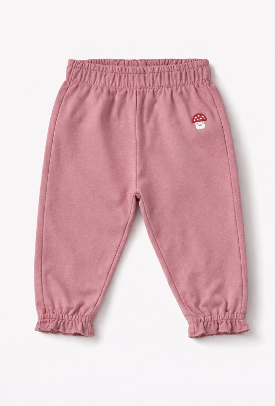 Spodnie dresowe dziewczęce z aplikacją