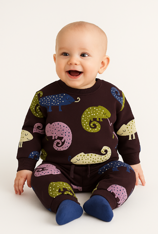 Komplet dresowy w kameleony