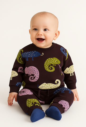 Komplet dresowy w kameleony