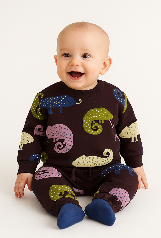 Komplet dresowy w kameleony