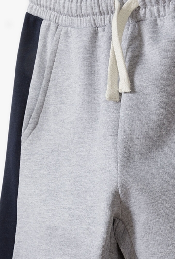 Szare spodnie dresowe dla chłopca - loose fit