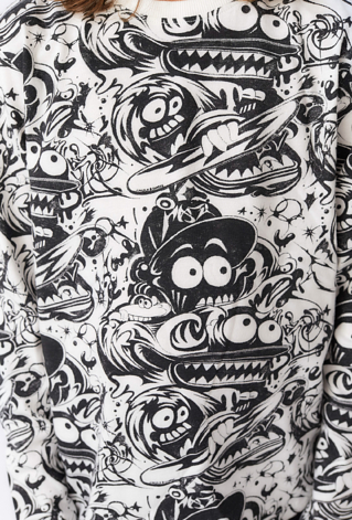 Chłopięca piżama z graficznym nadrukiem