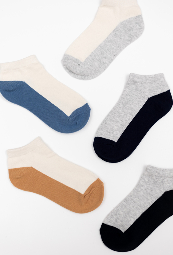 Skarpety 5-pak - color block