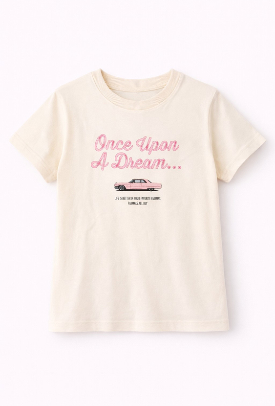 Piżama dziewczęca - komplet w paski