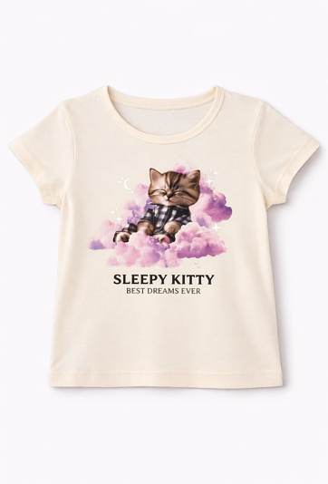 Piżama dziewczęca SLEEPY KITTY