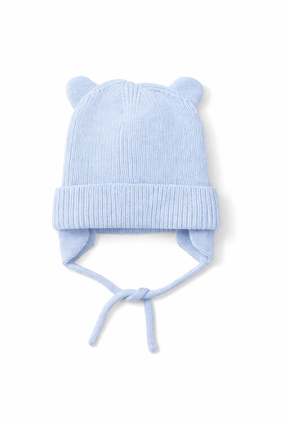 Czapka zimowa niemowlęca z wiązaniem