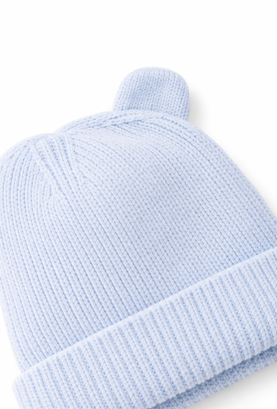 Czapka zimowa niemowlęca z wiązaniem