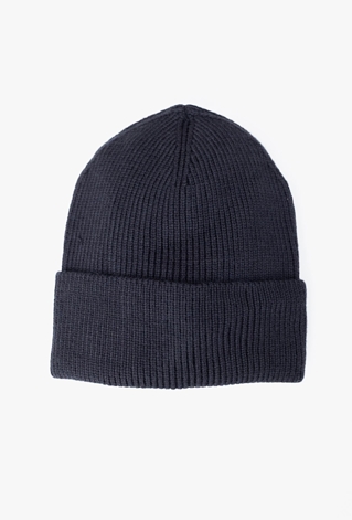 czapka przejściowa dla dziecka - granatowa w prążki