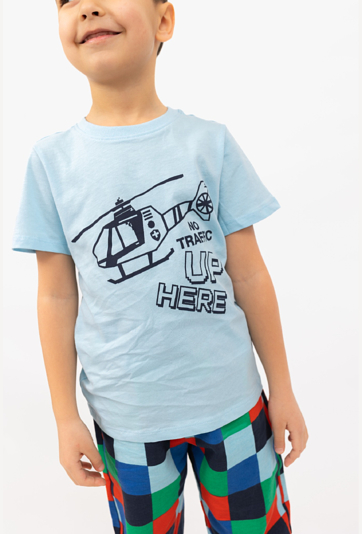 Koszulka chłopięca „Helikopter”