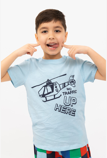 Koszulka chłopięca „Helikopter”