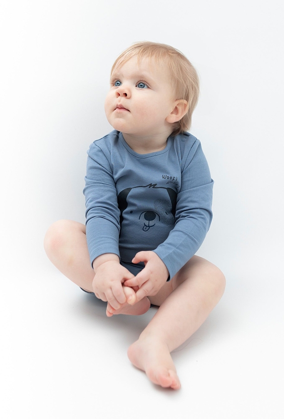 Body z długim rękawem z nadrukiem