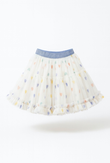 Tiulowa spódnica w serduszka - Limited Edition